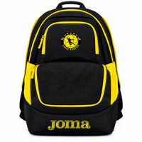 Sac à dos AAAE Nouvion Handball noir et jaune avec logo du club