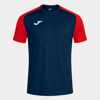 T-shirt manches courtes ACADEMY IV Marine Rouge