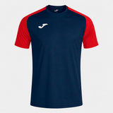T-shirt manches courtes ACADEMY IV Marine Rouge
