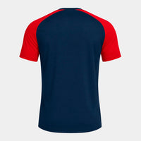 T-shirt manches courtes ACADEMY IV Marine Rouge